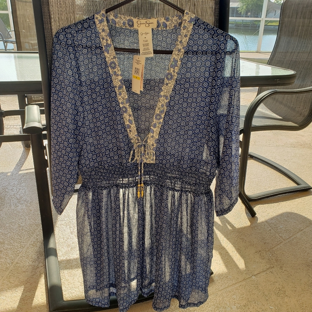 Beach swimsuit coverup NWT Jessica Simpson